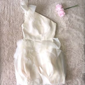 Off-white cocktail Midi Dress